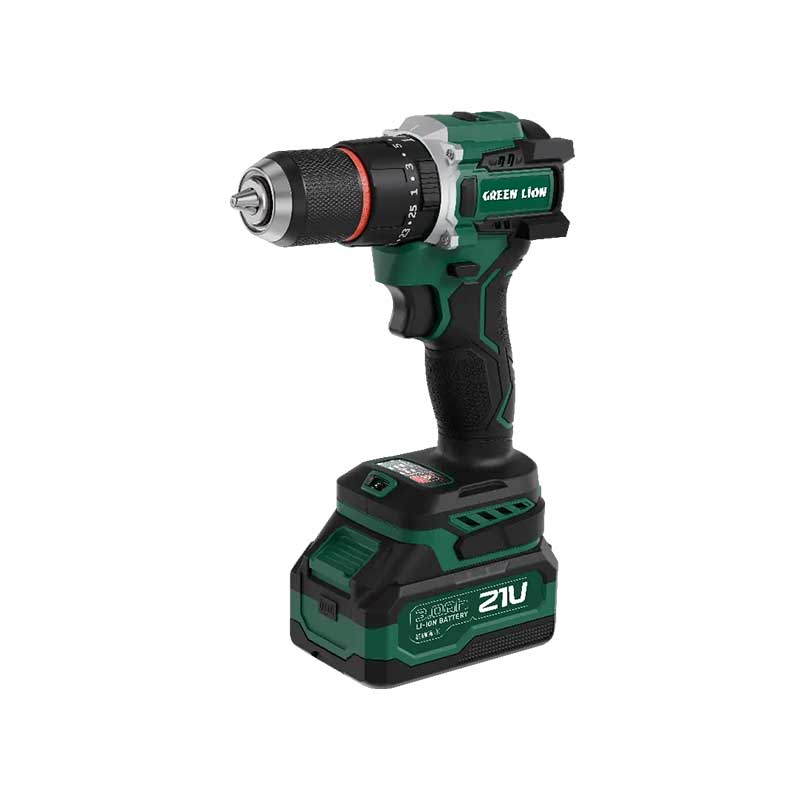دریل چکشی شارژی گرین لاین مدل GD-16 Pro Drive GNGD16D21V