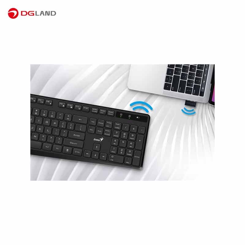 کیبورد بی سیم جنیوس مدل KB-7200 کیبورد بی سیم جنیوس مدل KB-7200
