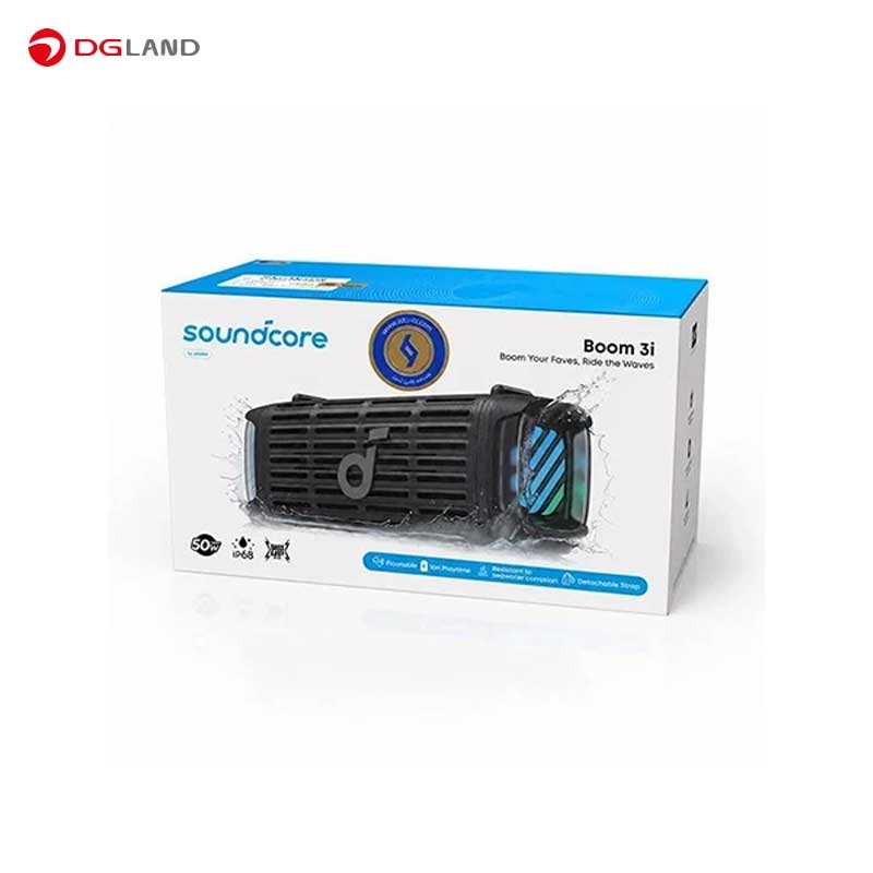 اسپیکر بلوتوثی قابل حمل انکر مدل soundcore Boom 3i اسپیکر بلوتوثی قابل حمل انکر مدل soundcore Boom 3i