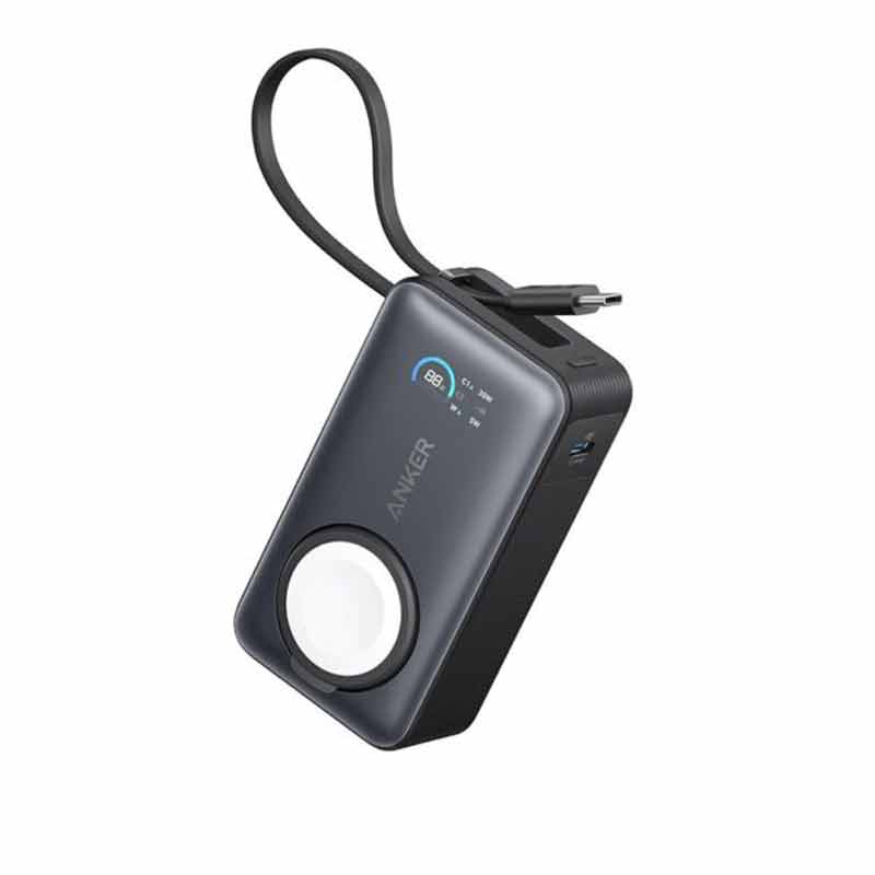 پاوربانک 30W انکر مدل MagGo A1675 for Apple Watch