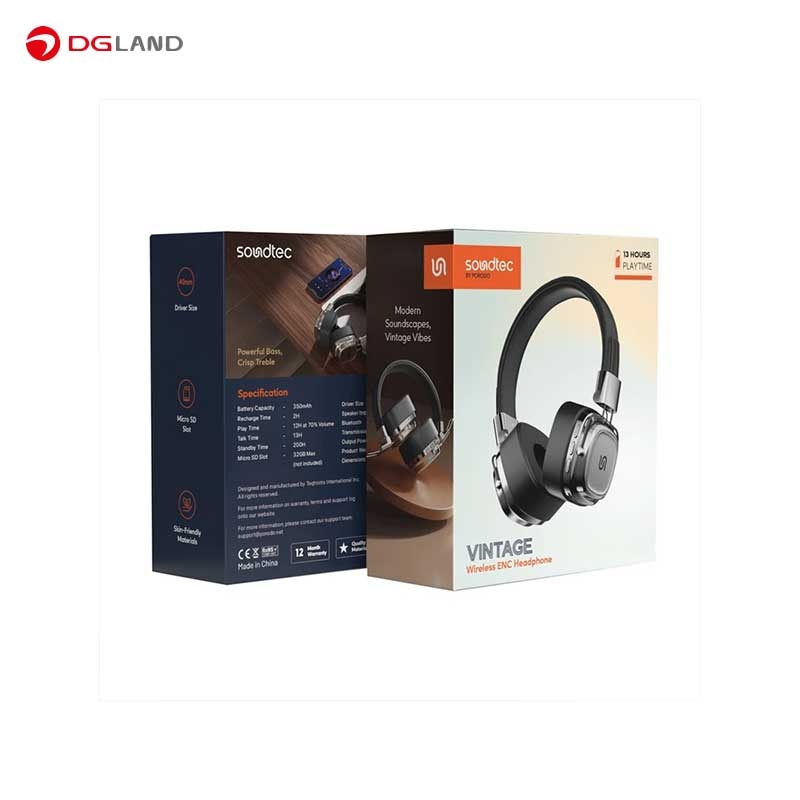 هدفون بی سیم پرودو مدل Soundtec Vintage STWLEP037 هدفون بی سیم پرودو مدل Soundtec Vintage STWLEP037