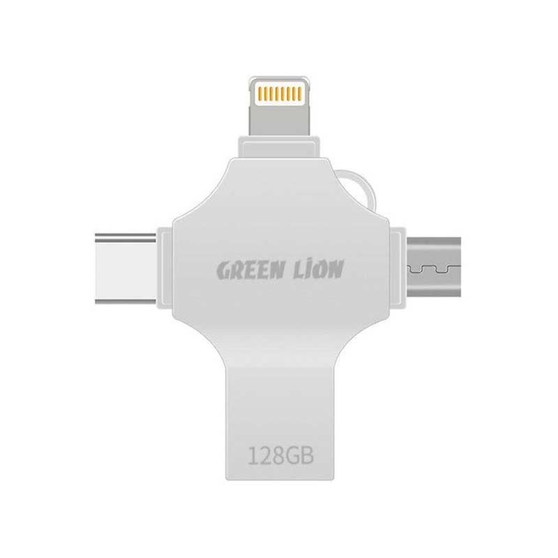 فلش مموری گرین لاین مدل GN4IN1USB128 ظرفیت 128 گیگابایت