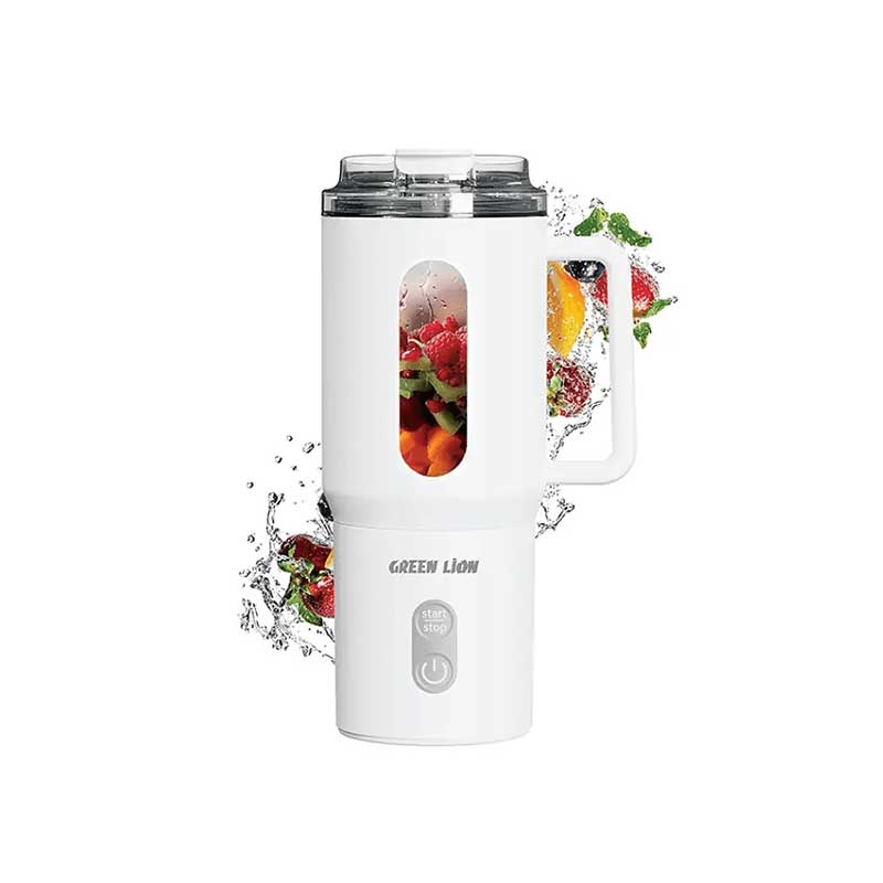آبمیوهگیر قابل حمل و مخلوط کن لیوانی گرین لاین مدل Mug Blend GNMGBL500 گنجایش 500 میلیلیتر