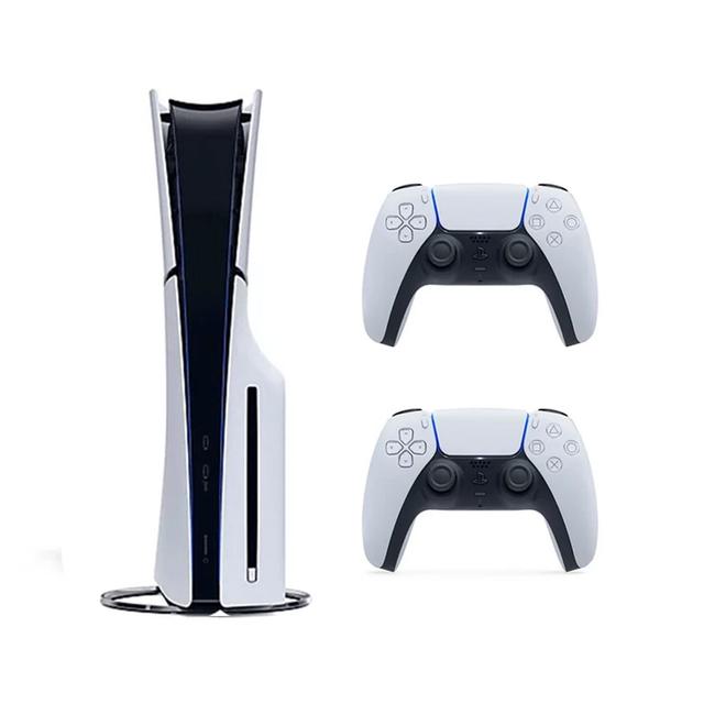 کنسول بازی سونی مدل PlayStation 5 Slim ظرفیت 1 ترابایت ریجن CFI-2116 اروپا + دسته اضافه سفید کد (VAL134)