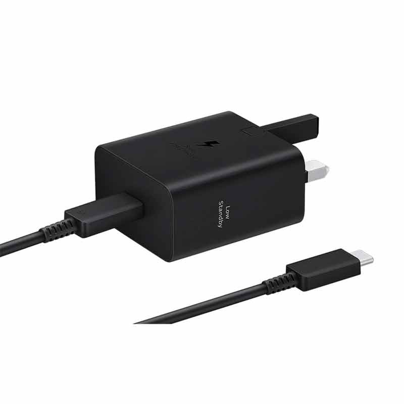 شارژر دیواری سه پین 45 وات سامسونگ مدل EP-T4511 Low Standby به همراه کابل 1.8 متری